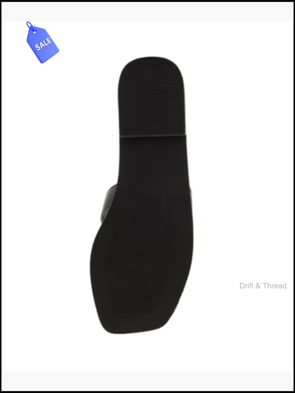 Flat Slide Sandals with Cutout Strap - Lightweight & Comfortable